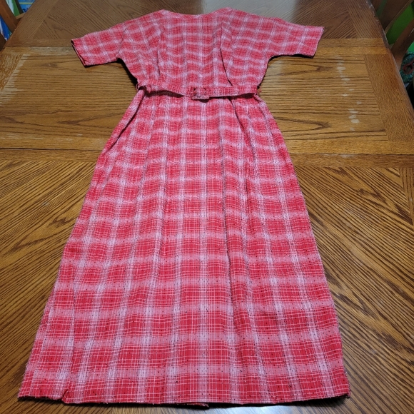 1940s Maggi Maid of Lucerne vintage red dress - Picture 3 of 9